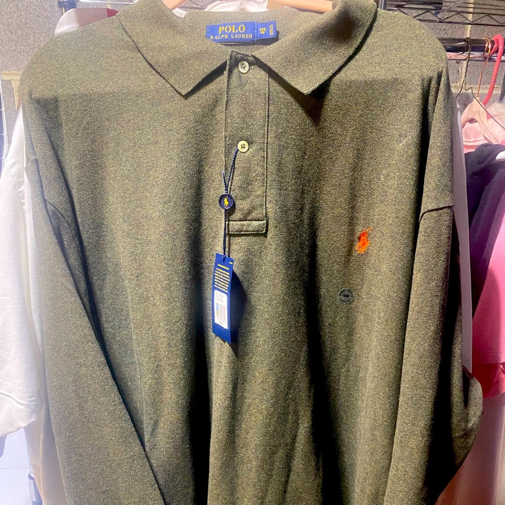New POLO Long Sleeve 4XB